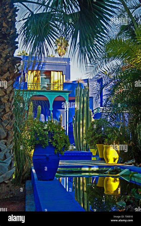 yves st laurent's majorelle garden.